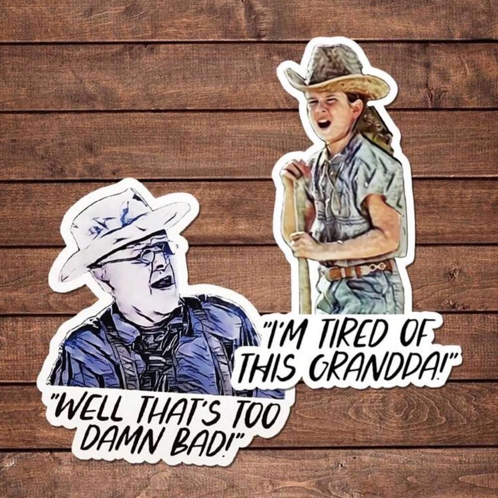 Funny Quote Stickers Set